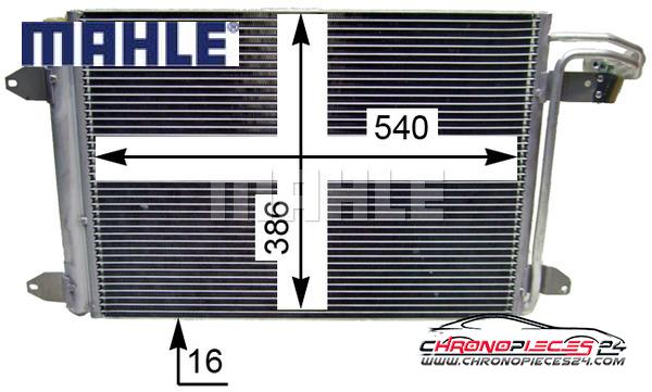 Achat de MAHLE AC 324 000S Condenseur, climatisation pas chères