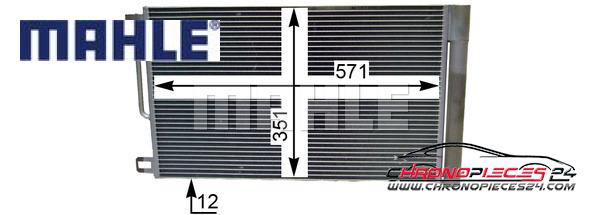 Achat de MAHLE AC 367 000P Condenseur, climatisation pas chères