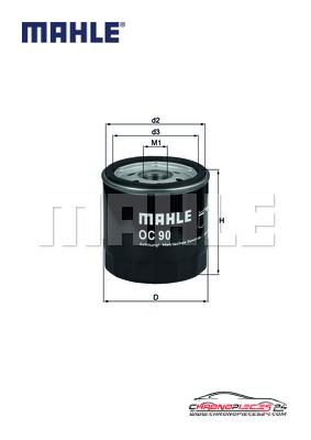 Achat de MAHLE OC 90 Filtre à huile pas chères