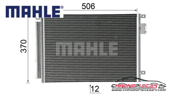 Achat de MAHLE AC 787 000P Condenseur, climatisation pas chères