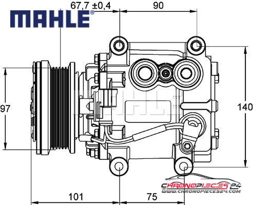 Achat de MAHLE ACP 1099 000P Compresseur, climatisation pas chères