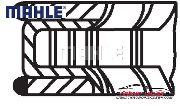 Achat de MAHLE 011 06 N0 Jeu de segments de pistons pas chères