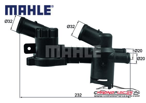 Achat de MAHLE TH 52 Thermostat d'eau pas chères