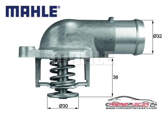 Achat de MAHLE TI 212 87D Thermostat d'eau pas chères