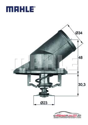 Achat de MAHLE TI 224 92 Thermostat d'eau pas chères