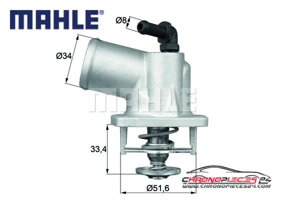 Achat de MAHLE TI 54 92D Thermostat d'eau pas chères