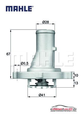 Achat de MAHLE TI 68 87D Thermostat d'eau pas chères