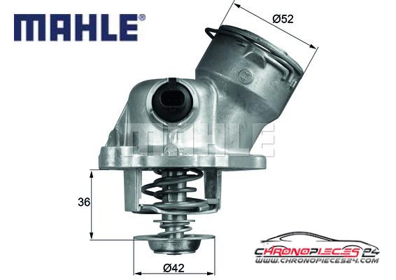 Achat de MAHLE TM 29 100D Thermostat d'eau pas chères