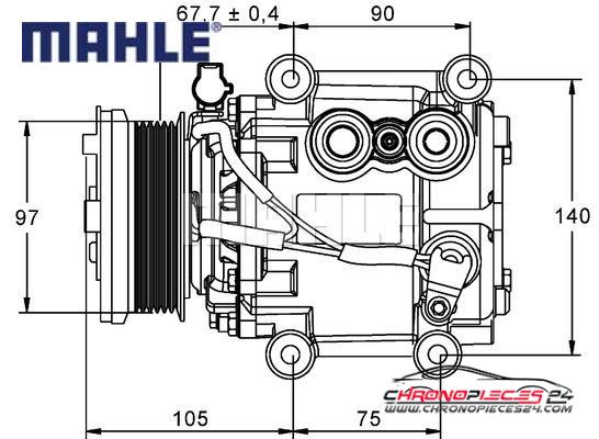 Achat de MAHLE ACP 848 000P Compresseur, climatisation pas chères