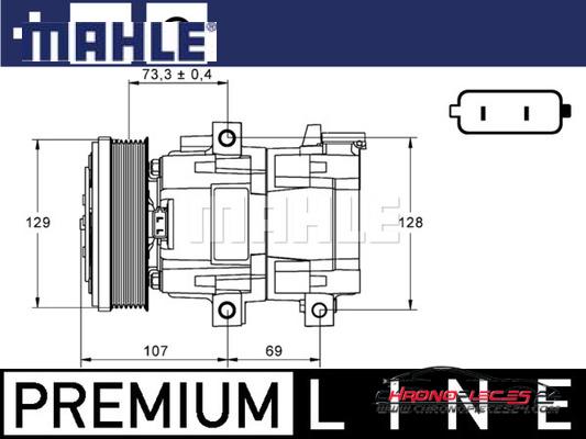 Achat de MAHLE ACP 855 000P Compresseur, climatisation pas chères