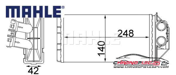 Achat de MAHLE AH 187 000S Système de chauffage pas chères