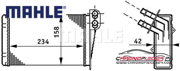 Achat de MAHLE AH 73 000S Système de chauffage pas chères