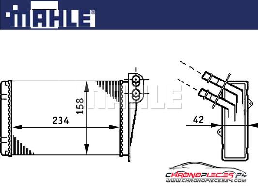 Achat de MAHLE AH 73 000S Système de chauffage pas chères