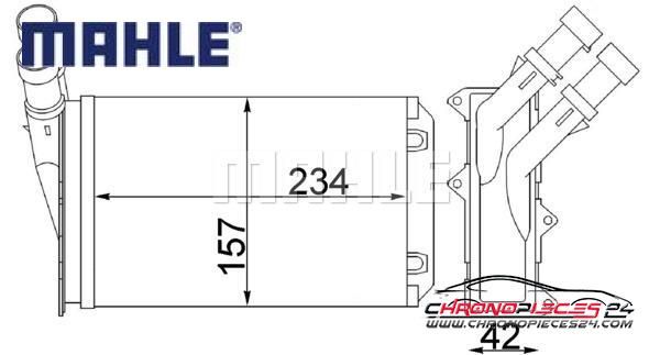 Achat de MAHLE AH 83 000S Système de chauffage pas chères