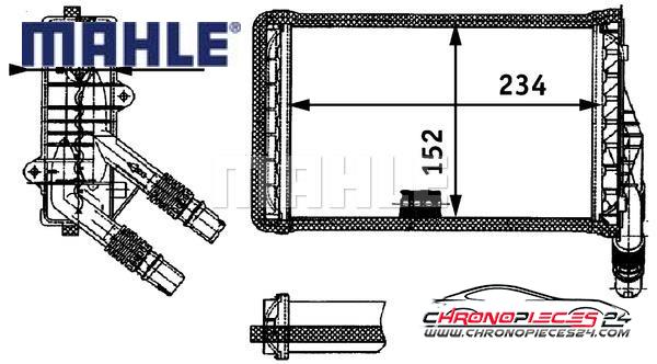 Achat de MAHLE AH 85 000P Système de chauffage pas chères