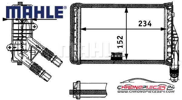 Achat de MAHLE AH 85 000P Système de chauffage pas chères