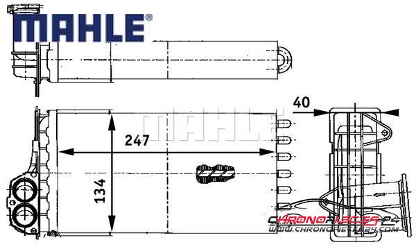 Achat de MAHLE AH 88 000P Système de chauffage pas chères