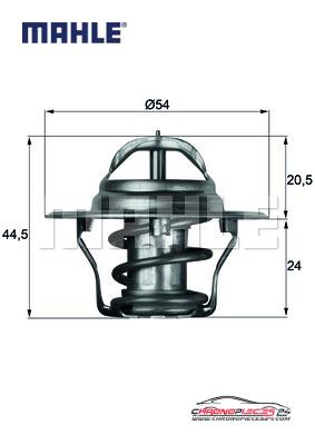 Achat de MAHLE TX 4 87D Thermostat d'eau pas chères