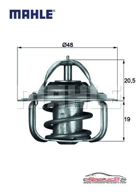 Achat de MAHLE TX 5 88D Thermostat d'eau pas chères