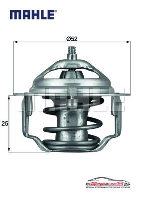 Achat de MAHLE TX 64 82 Thermostat d'eau pas chères