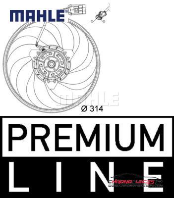 Achat de MAHLE CFF 118 000P Ventilateur, refroidissement du moteur pas chères