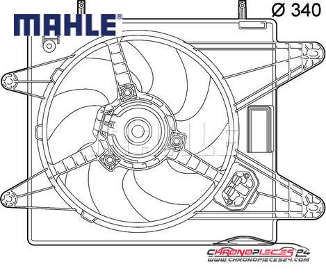 Achat de MAHLE CFF 139 000P Ventilateur, refroidissement du moteur pas chères