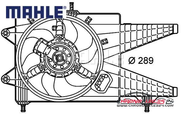 Achat de MAHLE CFF 156 000P Ventilateur, refroidissement du moteur pas chères