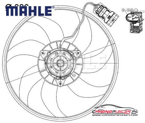 Achat de MAHLE CFF 162 000P Ventilateur, refroidissement du moteur pas chères