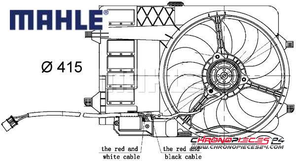 Achat de MAHLE CFF 30 000S Ventilateur, refroidissement du moteur pas chères