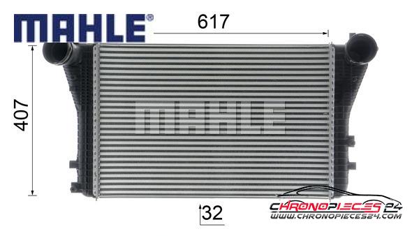 Achat de MAHLE CI 161 000P Intercooler, échangeur pas chères