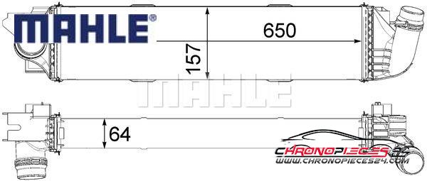 Achat de MAHLE CI 31 000P Intercooler, échangeur pas chères