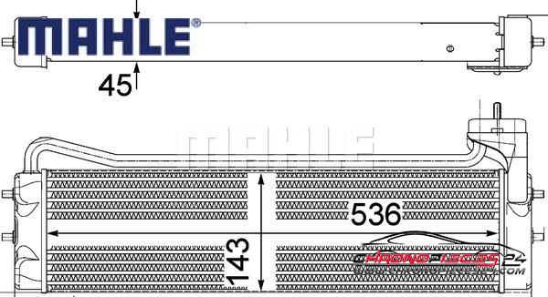 Achat de MAHLE CLC 110 000P Radiateur d'huile pas chères