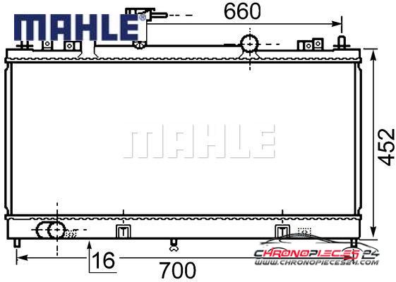 Achat de MAHLE CR 1021 000S Radiateur, refroidissement du moteur pas chères