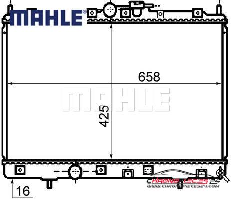 Achat de MAHLE CR 1073 000S Radiateur, refroidissement du moteur pas chères