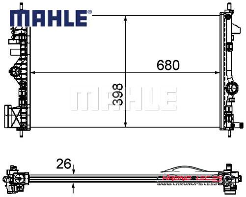 Achat de MAHLE CR 1102 000P Radiateur, refroidissement du moteur pas chères