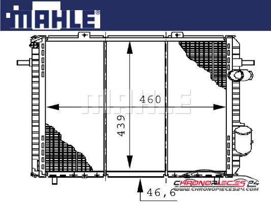 Achat de MAHLE CR 148 000S Radiateur, refroidissement du moteur pas chères