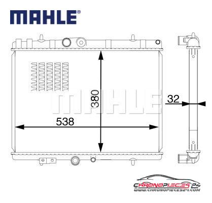 Achat de MAHLE CR 1600 000S Radiateur, refroidissement du moteur pas chères