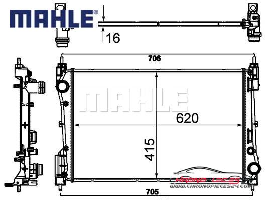 Achat de MAHLE CR 1794 000P Radiateur, refroidissement du moteur pas chères