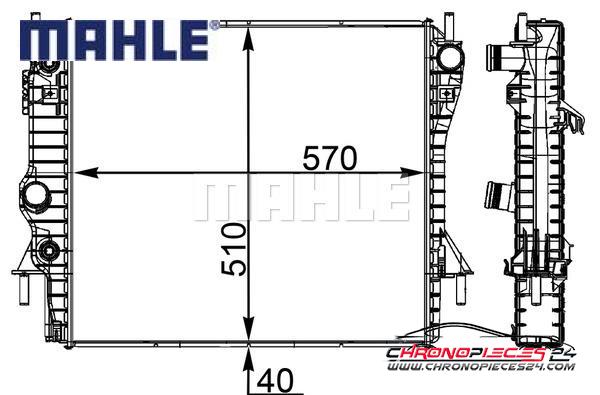 Achat de MAHLE CR 1965 000P Radiateur, refroidissement du moteur pas chères