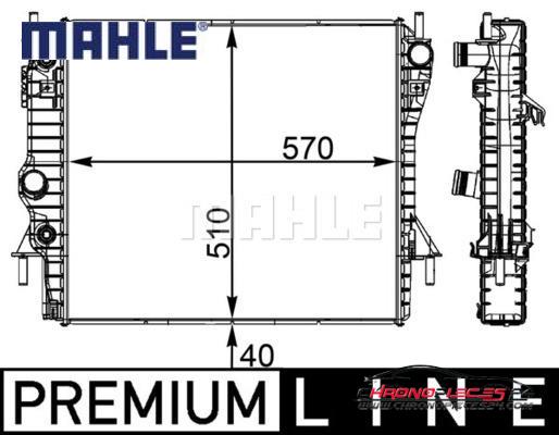 Achat de MAHLE CR 1965 000P Radiateur, refroidissement du moteur pas chères