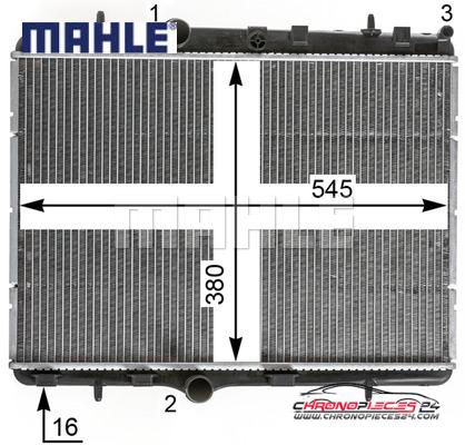 Achat de MAHLE CR 2014 000P Radiateur, refroidissement du moteur pas chères