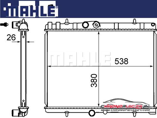 Achat de MAHLE CR 2014 000S Radiateur, refroidissement du moteur pas chères