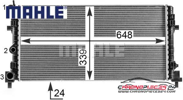 Achat de MAHLE CR 2082 000P Radiateur, refroidissement du moteur pas chères