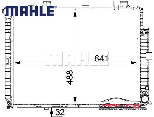 Achat de MAHLE CR 245 000S Radiateur, refroidissement du moteur pas chères