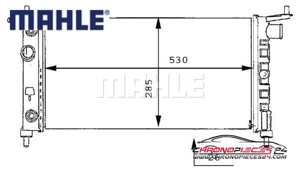 Achat de MAHLE CR 269 000P Radiateur, refroidissement du moteur pas chères