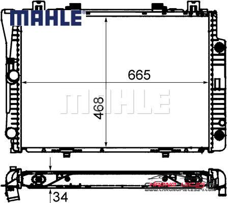 Achat de MAHLE CR 278 000S Radiateur, refroidissement du moteur pas chères