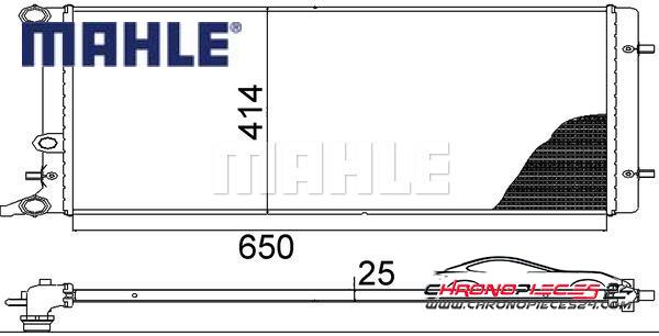 Achat de MAHLE CR 368 001S Radiateur, refroidissement du moteur pas chères