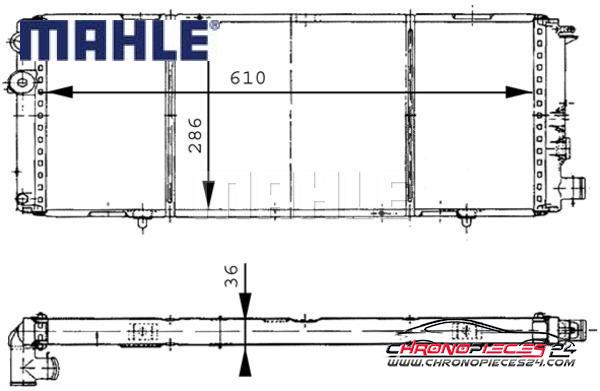 Achat de MAHLE CR 425 000S Radiateur, refroidissement du moteur pas chères