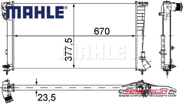 Achat de MAHLE CR 433 000P Radiateur, refroidissement du moteur pas chères