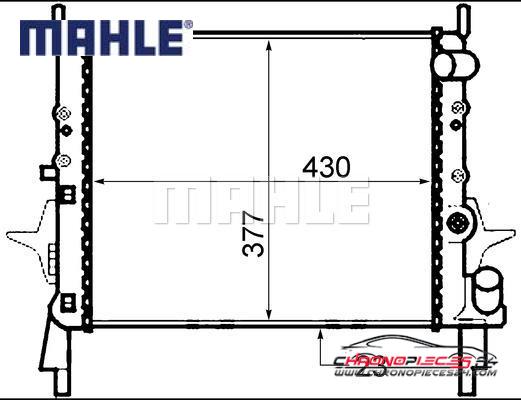 Achat de MAHLE CR 490 000S Radiateur, refroidissement du moteur pas chères